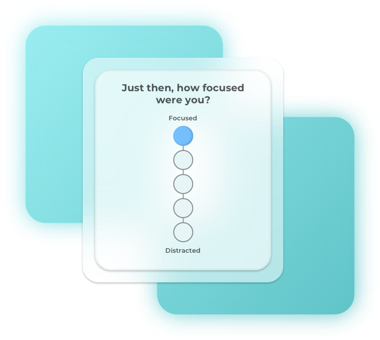 Student focused in class